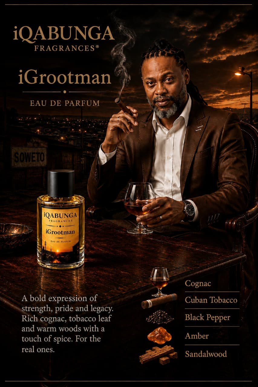 iGrootman by iQABUNGA Fragrances — strength, pride and legacy